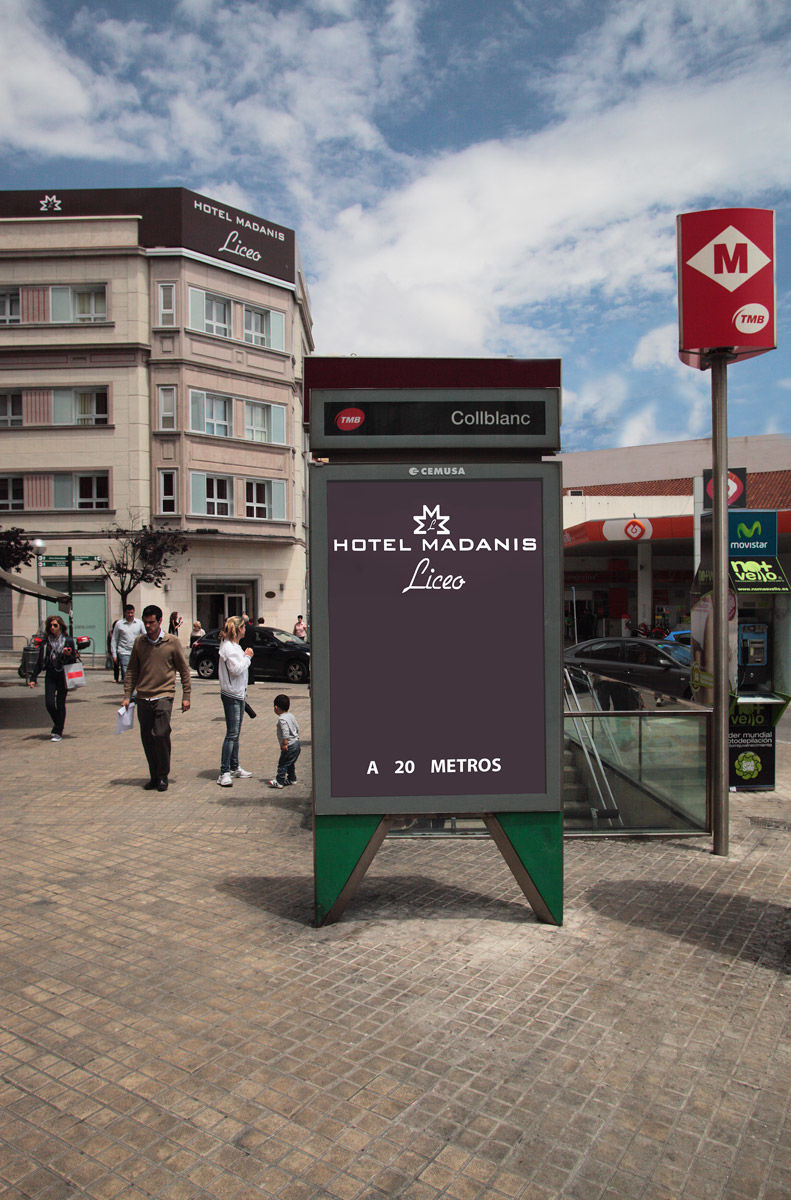 Hotel Madanis Liceo L'Hospitalet de Llobregat Eksteriør billede